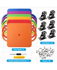 Floor Scooter Board with Handles, Sitting for Kids Indoor Play