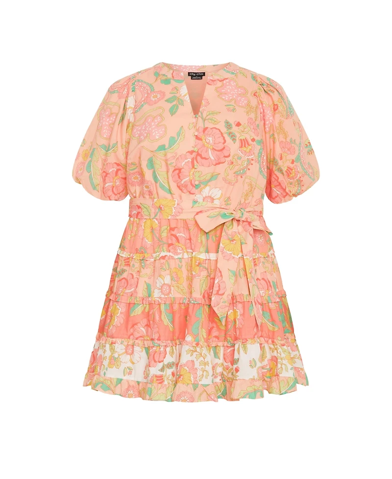 City Chic Plus Leona Dress