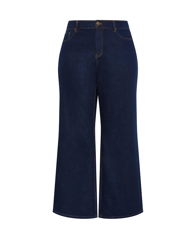 Shop City Chic Plus Asha Jojo Distressed Detail Crop Jean at