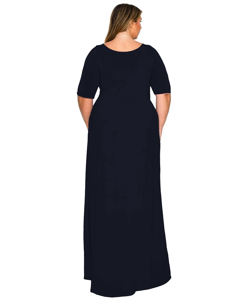 L I V D Plus Eva Pocket Maxi Dress