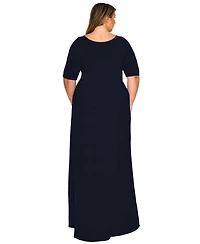 L I V D Plus Eva Pocket Maxi Dress