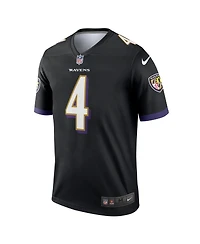 Nike Men's Zay Flowers Black Baltimore Ravens Alternate Legend Jersey