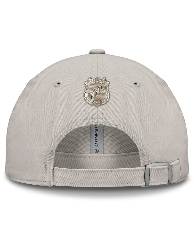 Fanatics Men's Gray Seattle Kraken Authentic Pro Road 2 Adjustable Hat