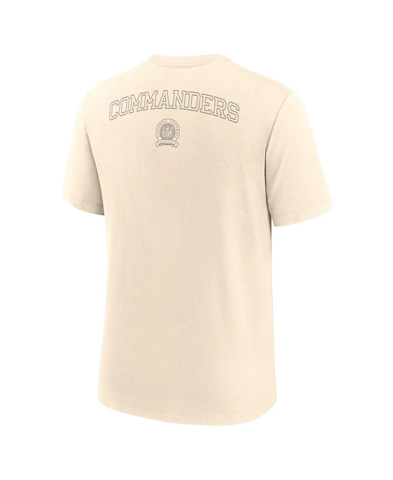 Nike Men's Cream Washington Commanders Glory Tri-Blend T-Shirt