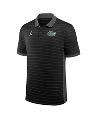 Jordan Men's Black Florida Gators 2025 Early Season Coaches Sideline Victory Stripe Performance Polo Shirt