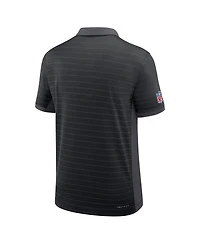 Nike Men's Detroit Lions Sideline Victory Stripe Performance Polo Shirt