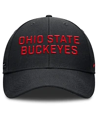 Nike Men's Black Ohio State Buckeyes Rise Practice Adjustable Hat