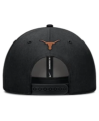 Nike Men's Black Texas Longhorns Rise Practice Adjustable Hat