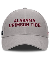 Nike Men's Gray Alabama Crimson Tide Rise Practice Adjustable Hat