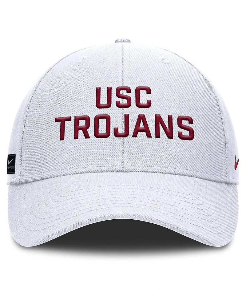 Nike Men's White Usc Trojans Rise Practice Adjustable Hat