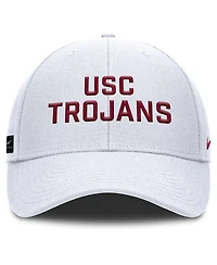 Nike Men's White Usc Trojans Rise Practice Adjustable Hat