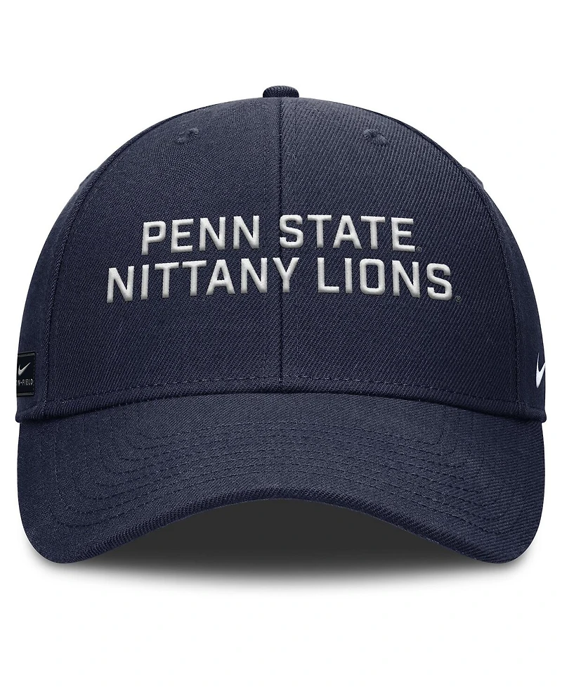 Nike Men's Navy Penn State Nittany Lions Rise Practice Adjustable Hat