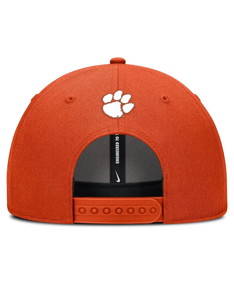 Nike Men's Orange Clemson Tigers Rise Practice Adjustable Hat