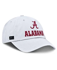 Nike Men's White Alabama Crimson Tide 2025 Sideline Club Adjustable Hat