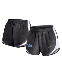 Nike Women's Anthracite Detroit Lions Tempo Performance Shorts