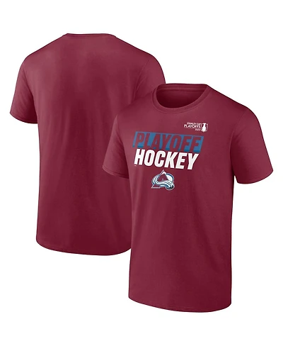 Fanatics Men's Burgundy Colorado Avalanche 2025 Stanley Cup Playoffs Breakout T-Shirt