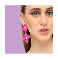 Sohi Maxi Floral Drop Earrings