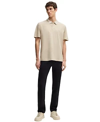Boss by Hugo Men's Relaxed-Fit Cotton-Pique with Collar Artwork Polo Shirt