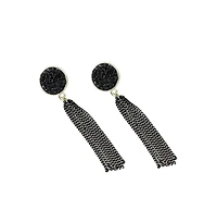 Sohi Circular-Tassel Drop Earrings