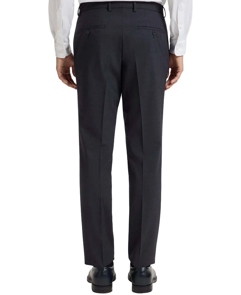 Boss by Hugo Men's Washable Micro-Patterned Stretch Fabric Slim-Fit Suit