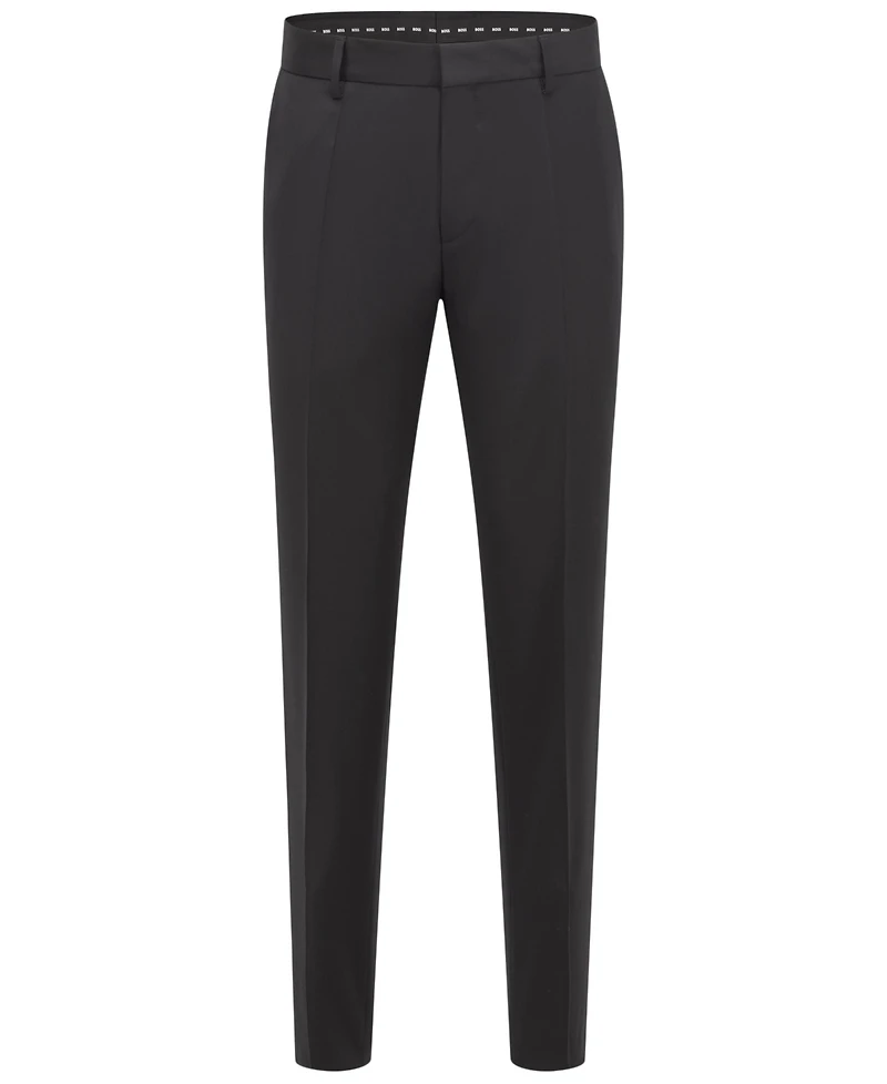 Boss by Hugo Men's Virgin-Wool Serge Slim-Fit Pants