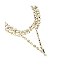 Sohi Crystal Multi-Layer Necklace
