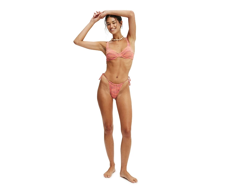 Cotton On Women's Underwire Balconette Bikini Top