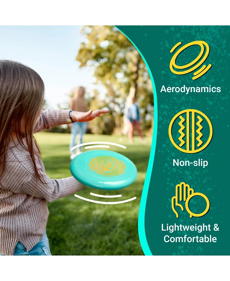Wham-o Frisbee Go Flying Disc, 9 Inch Lightweight Toy for Beginners Outdoor Game - 70g