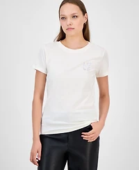 Boss Orange Women's Love Rhinestone T-Shirt