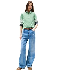 Tommy Jeans Women's Regular Varsity Cotton T-Shirt