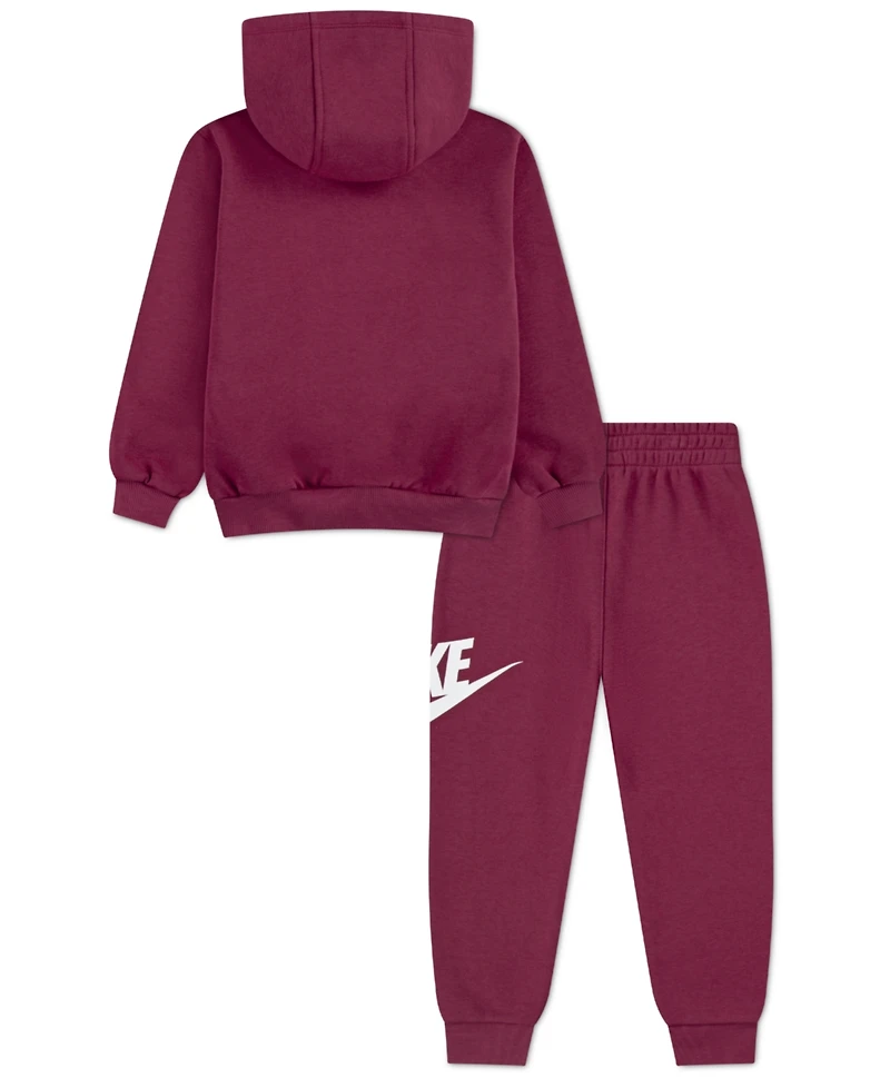 Nike Toddler Girls 2-Piece Club Fleece Hoodie and Pants Set