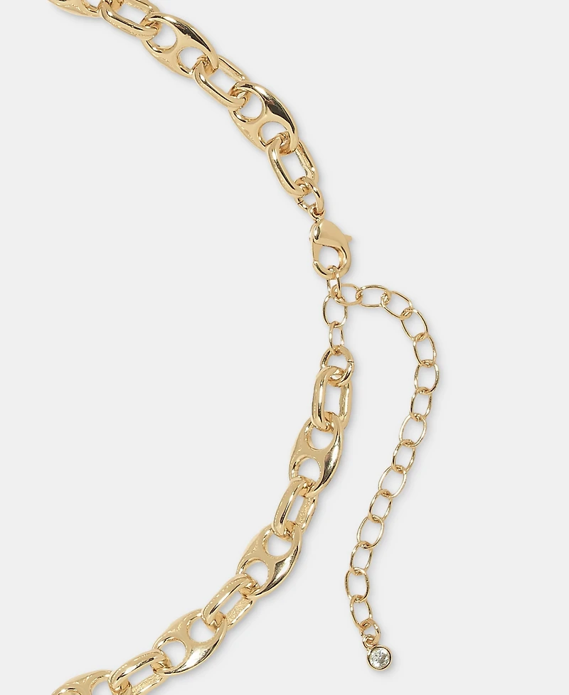 On 34th Link Collar Necklace, 16" + 3" extender, Macy's Exclusive