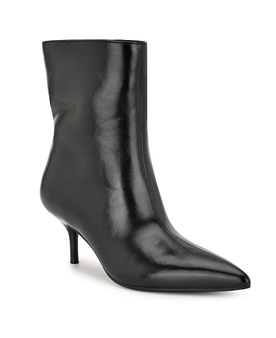 Nine West Women's Charma Kitten Heel High Ankle Booties