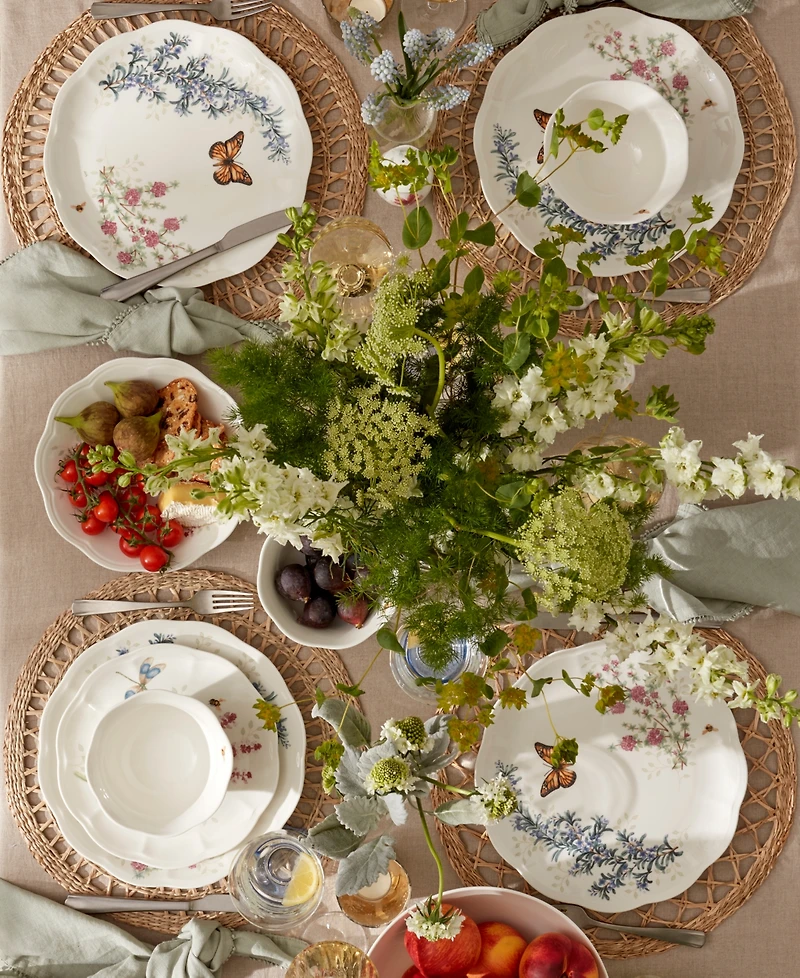 Lenox Butterfly Meadow Herbs Pasta Bowls, Set of 4