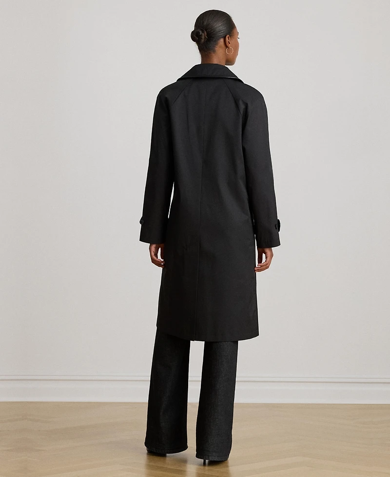 Lauren Ralph Women's Buttoned Maxi Trench Coat