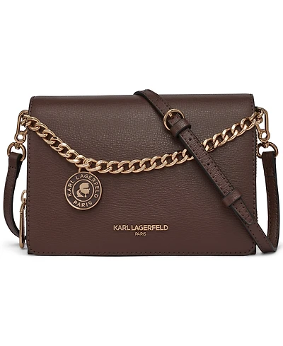 Karl Lagerfeld Paris Lourdes Crossbody with Chain Strap