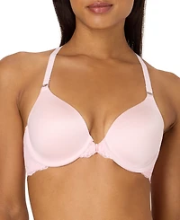 Maidenform One Fab Fit Lace T-Back Shaping Underwire Front Close Bra 7112
