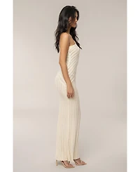 Jluxlabel Women's Fringe Knit Maxi Dress