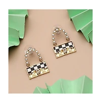 Sohi Baguette Drop Earrings