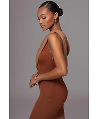 Jluxlabel Women's Asymmetric Drape Mini Dress