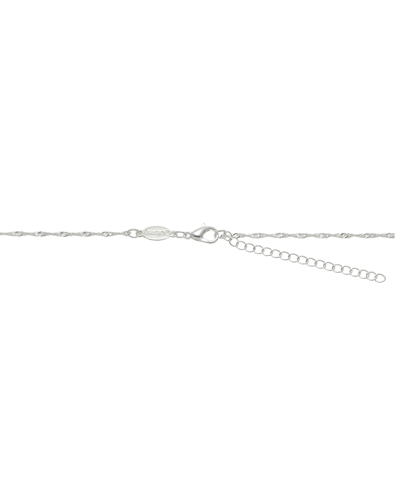 Disney Mickey Mouse Cubic Zirconia Tennis Pendant Necklace