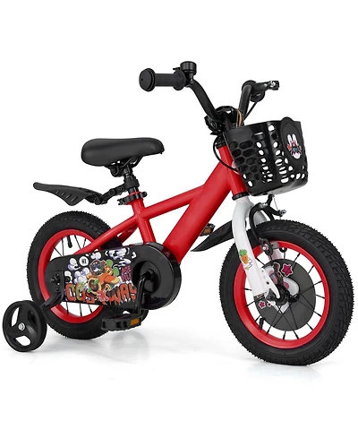 12 Inch Kids Bike for 3-8 Years Old Sport Bicycle with Adjustable Handlebar and Saddle