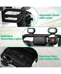 12V Kids Ride on Truck Car with Remote Control Threaded Wheels and 3 Speeds