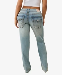 True Religion Women's Ricki Relaxed Big T Flap Jeans