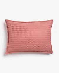 Charter Club Seersucker Decorative Pillow, 14" x 20