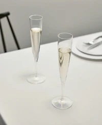 Waterford Elegance Trumpet Flute Glasses, Set of 2