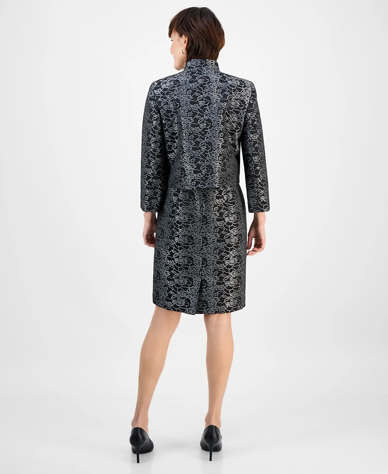 Le Suit Women's Open-Front Jacket & Sleeveless Dress Set