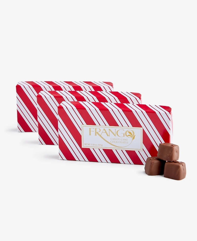 Frango Chocolates 3 Pack Holiday 1/3 Lb Holiday Candy Cane Box of Chocolates, Created for Macy's
