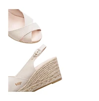 Viscata Llansa Canvas Espadrille Sandal Wedges