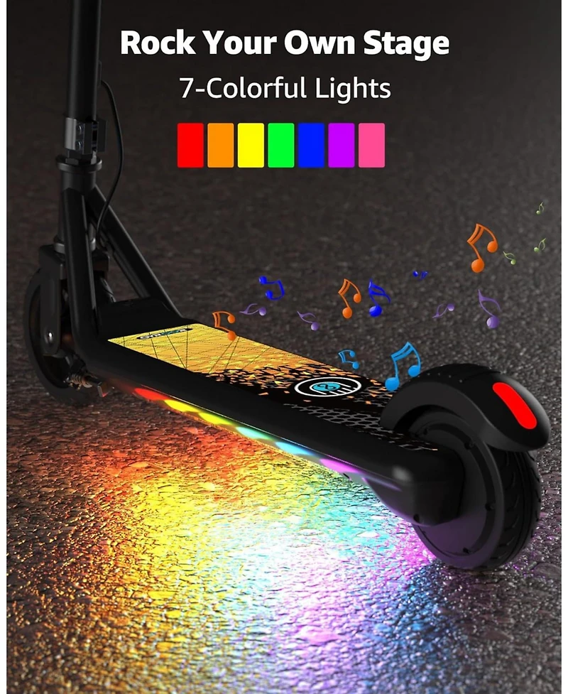 Gyroshoes H30 Max Electric Scooter for Kids, Led Dispaly, 150W Powerful Motor, Dual Brake System, Adjustable Height and Speed, Best Presents Kids